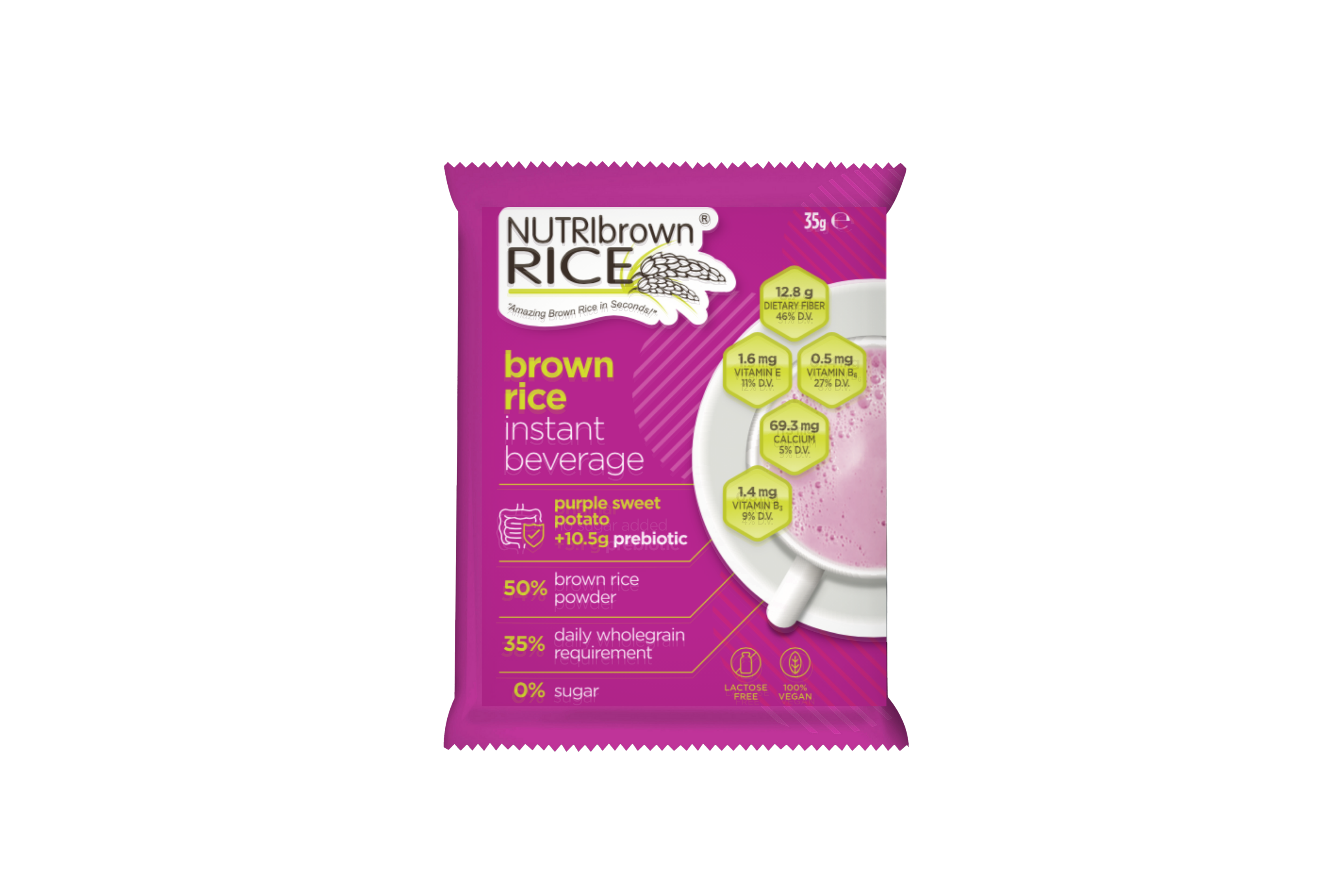 PSP NSA 3D Sachet Sonia NutriBrownRice® (Purple Sweet Potato-No Sugar Added with Prebiotic)