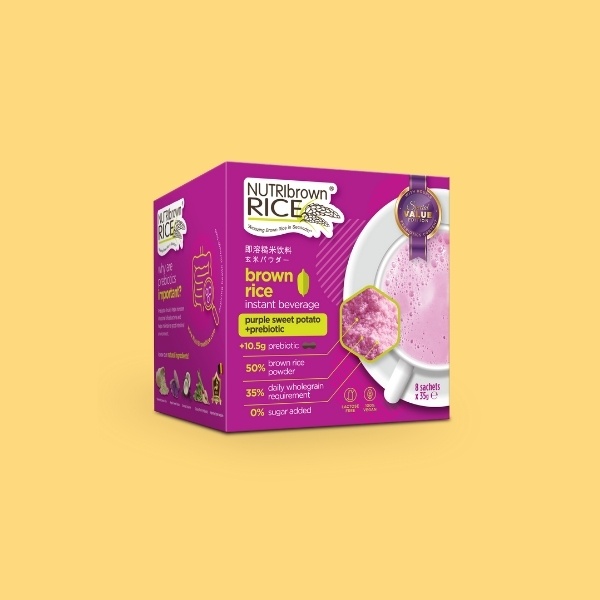 4 (1) NutriBrownRice® (Purple Sweet Potato-No Sugar Added with Prebiotic)