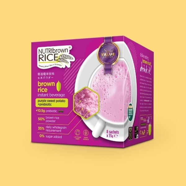5 (1) NutriBrownRice® (Purple Sweet Potato-No Sugar Added with Prebiotic)