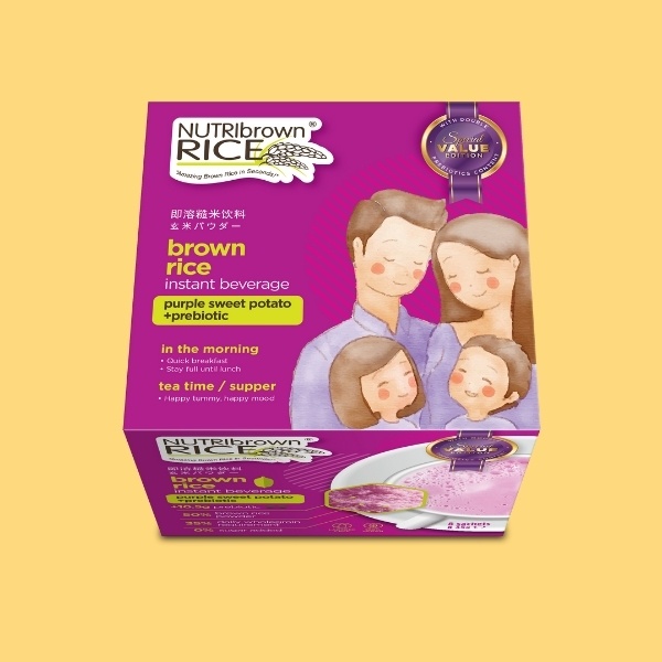 7 (1) NutriBrownRice® (Purple Sweet Potato-No Sugar Added with Prebiotic)