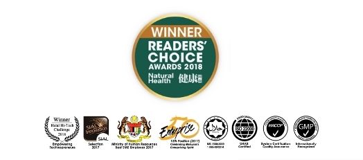 Award Logo for NutriBrownRice®️